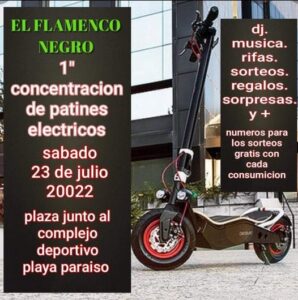 I Concentración de  PATINES eléctricos.